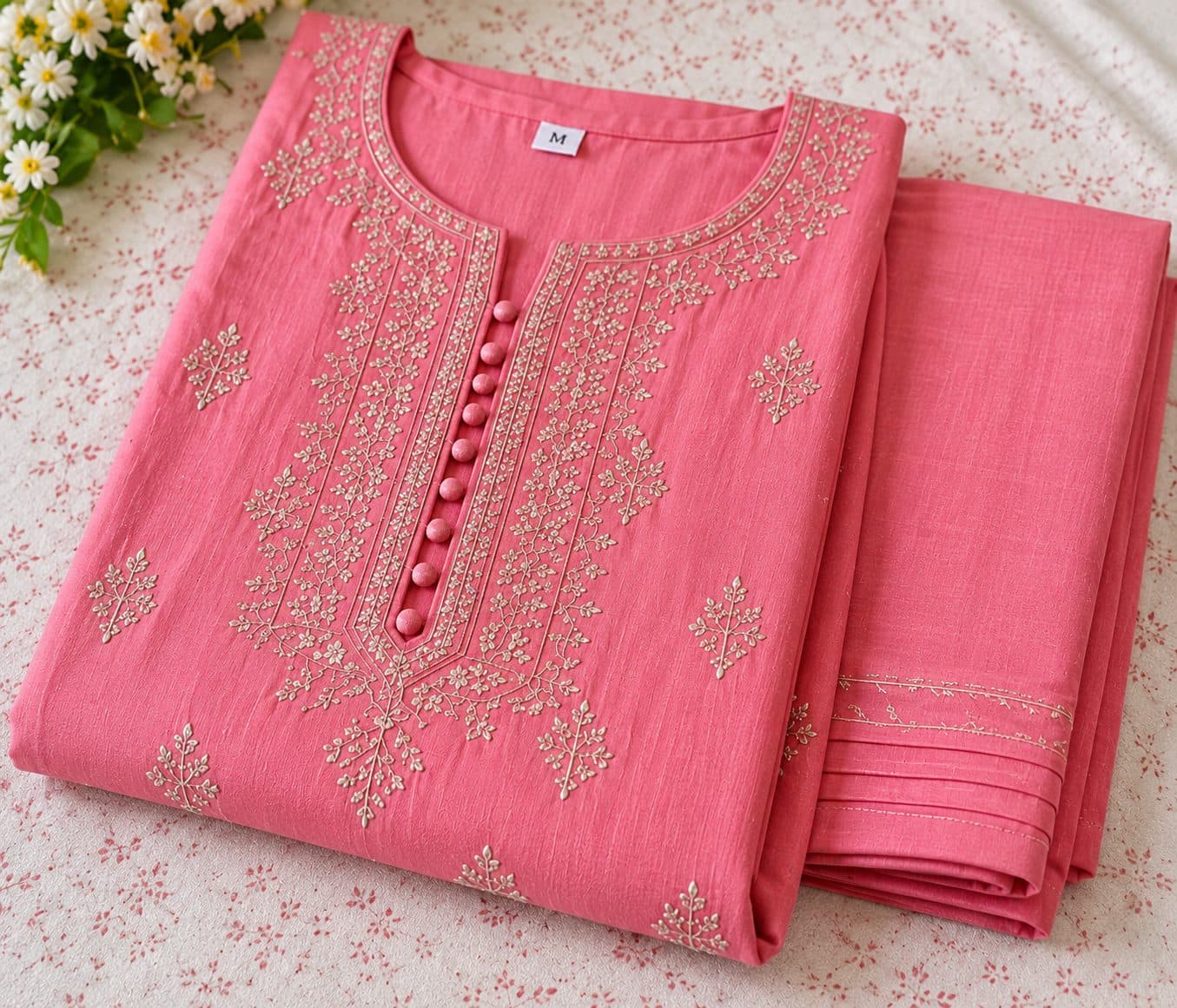 Pink kurta